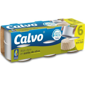 Pack x18 latas Calvo Atún Claro en Aceite de Oliva de 65 g