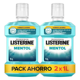 Pack x2 Listerine Mentol 1L [OFERTA]