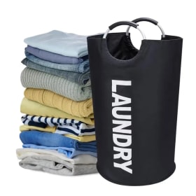 Cesta grande ropa sucia 90L - Organiza y ahorra espacio