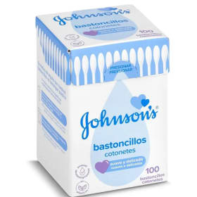 100 unidades bastoncillos Johnson’s Baby [OFERTA]