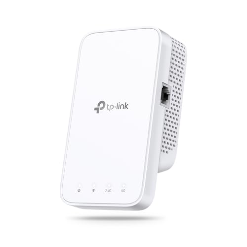 TP-Link RE330 WiFi Repeater AC1200 - Amplificador y Extensor de Red hasta 120 m² con Puerto Ethernet, EasyMesh y Compatibilidad Universal