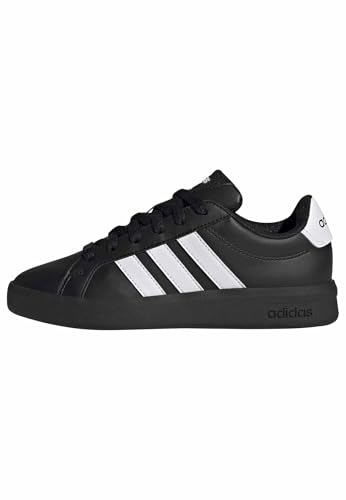 adidas Unisex Niños Grand Court 3.0 Shoes Junior - Zapatillas Deportivas Blancas y Negras para Niños (Talla 39 1/3 EU)