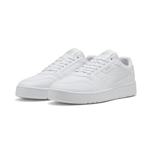 Puma Tenis Unisex Court Classic Street, Puma Blanco Puma White Cool Dark Gray, 43 EU