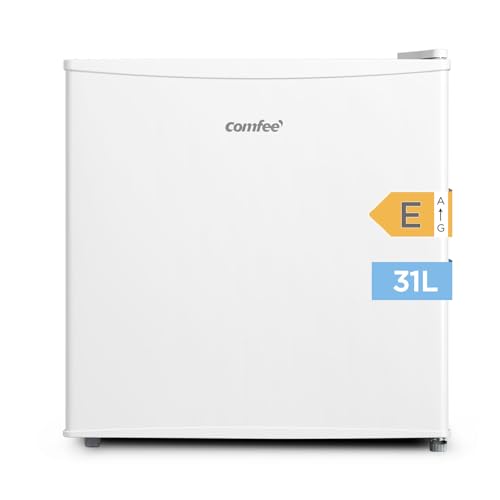 COMFEE' RCU40WH2(E) Mini Congelador 31L - Puerta Reversible, 4 Estrellas, Silencioso - Ideal para Oficina, Hotel y Hogar - Color Blanco