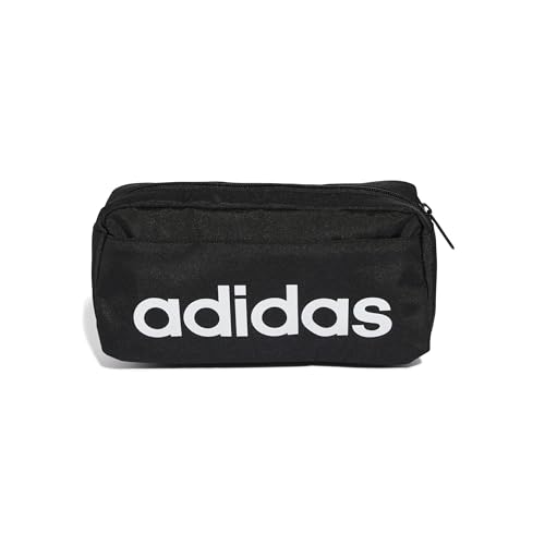 adidas Unisex - Adulto Linear BUMBAG, Black/White, One Size