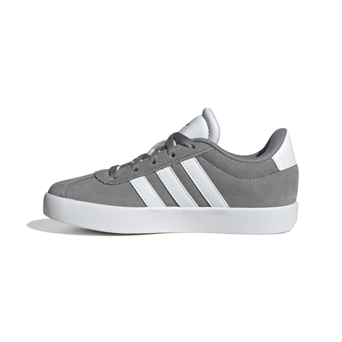 adidas Unisex niños VL COURT 3.0 SHOES, grey three/Cloud white/grey two, 34 EU