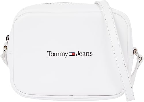 Tommy Jeans TJW CAMERA BAG AW0AW15029, Bolsos Cruzados Mujer, Blanco (White), OS