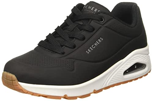 Skechers Uno, Zapatillas Mujer, Black Durabuck, 39 EU