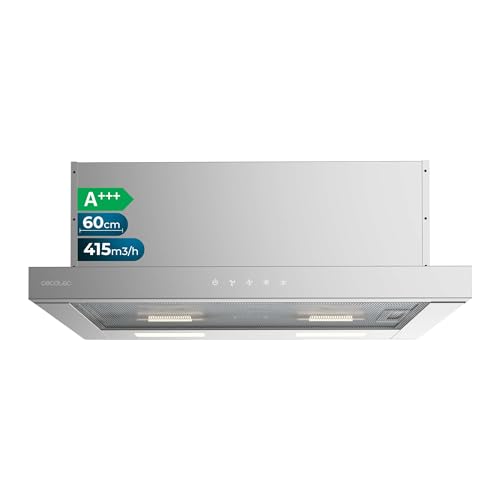 Cecotec Campana Extractora Telescópica Bolero Flux TLT 604000 Inox A+++