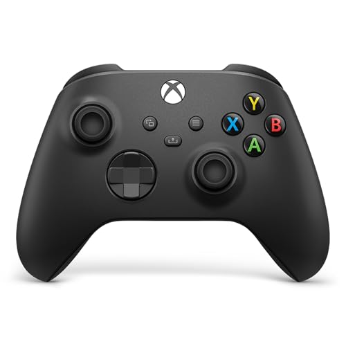 Mando Inalámbrico Xbox Carbon Black Series X|S, One, Windows 10/11, iOS y Android - Negro