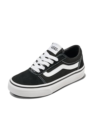 Vans Ward, Zapatillas Unisex niños, Black and White, 32 EU