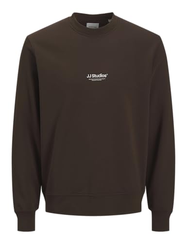 JACK & JONES Jjesoho Sudadera con Cuello Redondo Noos, Delicioso, M - Negro