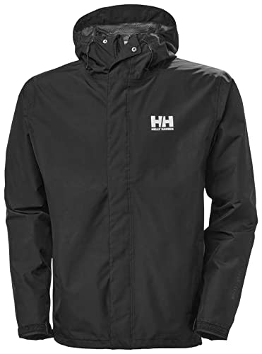 Helly Hansen Hombres Chaqueta Seven J, Negro, Talla L