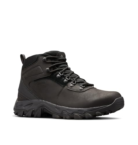 Columbia Newton Ridge Plus 2 WP, Botas Montaña de Senderismo, Hombre, Negro (Black/Black 2024), 43 EU
