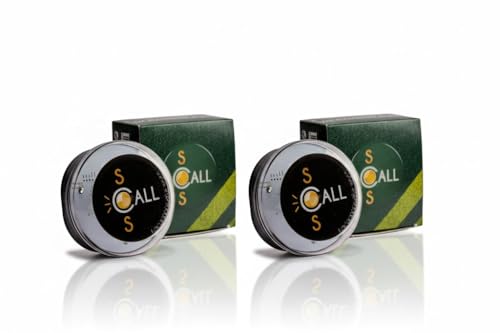 Pack de 2 Luces de Emergencia V16 para Coche Homologadas DGT 3.0 | Balizas SOS Conectadas | LED 360° Alta Visibilidad | Fabricadas en España | Válidas hasta 2040