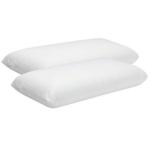 Pikolin Home - Almohada Viscoelástica 70 cm (2 Unidades), de Hotel - Adaptabilidad al Cuello, Hipoalergénica, Firmeza Media,para Dormir Todas las Posturas, Doble Funda, Transpirable y Suave