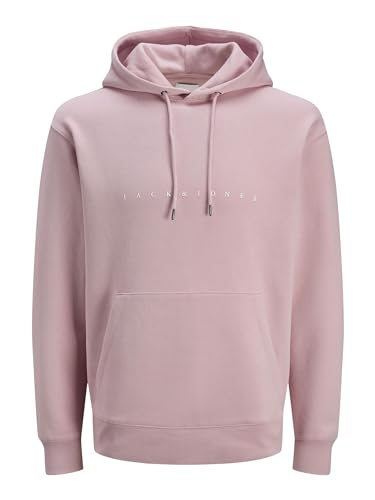 JACK & JONES Jjestar Jj Sweat Hood Noos, Sudadera con capucha Hombre, Pink Nectar, XL