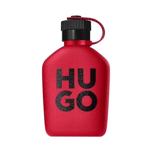 HUGO Intense Eau de Parfum para hombre | Fragancia masculina con notas de manzana roja y cuero rojo | Larga duración | 125 ml