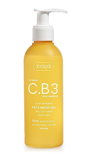 Ziaja Gel Limpiador de Niacinamida Vitamina C.B3, 190 ml