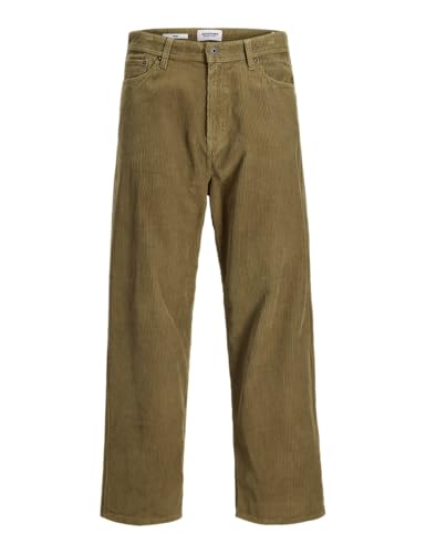 JACK & JONES Corduroy Pant Jpstalex Original - Pantalón de Pana Elmwood para Hombre (33W/34L)