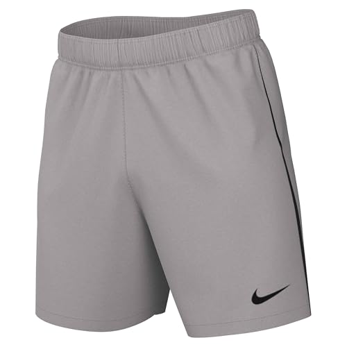 Nike Knit Soccer Shorts M Nk DF Lge Knit III Short K - Pewter Grey/Black/Black - DR0960-052 - Talla S