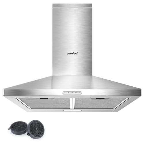 COMFEE' PYRA17SS-60 Campana Extractora 60 cm Acero Inoxidable Plateado