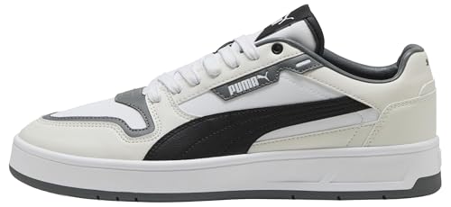 PUMA Zapatillas Court Classic Street Unisex 47, White Black Vapor Gray