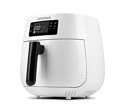 Freidora de Aire G3 Ferrari G10143 Friggisano Easy - 4L, 1400W, Blanco/Negro | Cocina Saludable