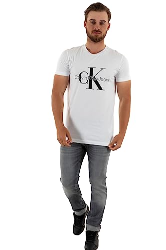 Camiseta Calvin Klein Hombre Slim Fit Blanco