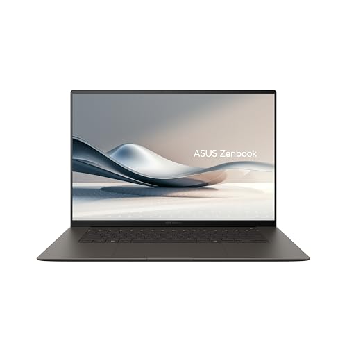 ASUS Zenbook S 16 OLED UM5606WA-RK297W - Portátil 15.6" WQXGA+ 120Hz (AMD Ryzen AI 9 HX 370, 32GB RAM, 1TB SSD, Radeon 890M, Windows 11 Home) Gris Zumaia - Teclado QWERTY español