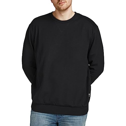 Sudadera Jack & Jones Crew Neck Negro Hombre