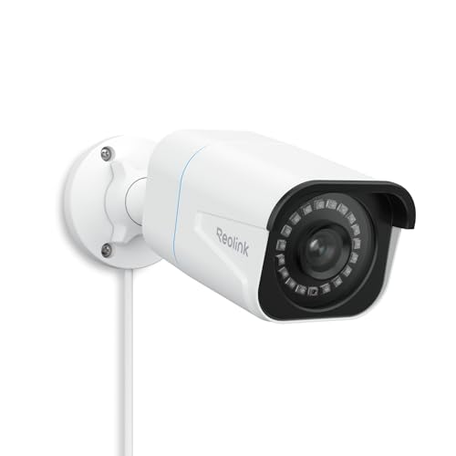 Reolink 4K 8MP Cámara Vigilancia Exterior PoE con Detección de Personas/Vehículos/Mascota, IP67 Impermeable, Alerta Inteligente, Ranura para Tarjeta SD, Lapso de Tiempo RLC-810A