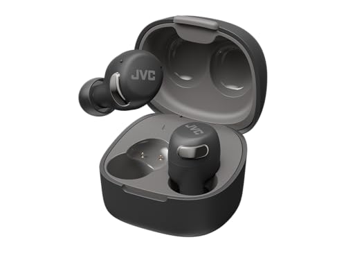 JVC Auriculares Inalámbricos Bluetooth | 27 Horas de batería | Ultraligero | Cancelación de Ruido y Modo Corte de Viento | Resistente al Sudor | HA-A30T2