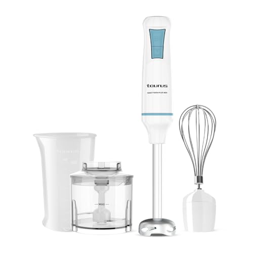 Batidora de Mano Taurus 1000 Plus INOX, 2 Velocidades