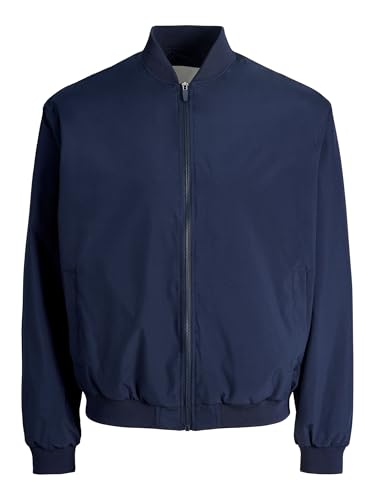 JACK & JONES Jjecharge Bomber Jacket Noos - Chaqueta bomber para hombre, azul marino, S