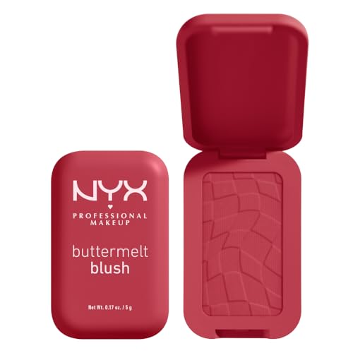 NYX PROFESSIONAL MAKEUP Rubor en polvo Buttermelt - Back And Butta | Resistente, vegano y hasta 12h de duración