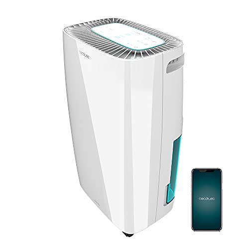 Cecotec Deshumidificador Big Dry 4000 Expert Connected - 10L/día, WiFi, Depósito 2,5L, Cobertura 105m³/h, Gas R290, Silencioso, Pantalla LED