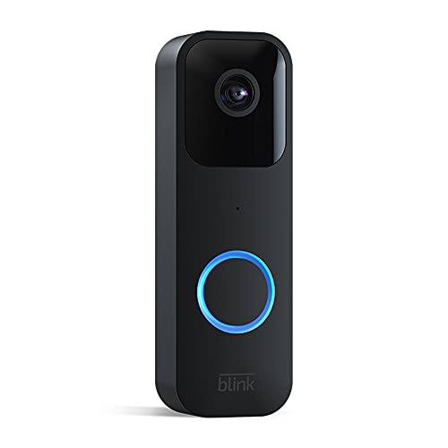 Blink Videotimbre (Video Doorbell) | Gran autonomía, audio bidireccional, fácil de instalar por cuenta propia, vídeo HD, detección de movimiento, notificaciones de timbre en la app (negro)