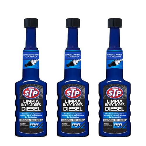 STP, Pack 3 Limpia Inyectores Diesel, 200 x 3 ml