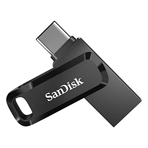 SanDisk 1TB Ultra Dual Drive Go - Memoria USB Type-C y Type-A Reversible (Hasta 400 MB/s) - Negro