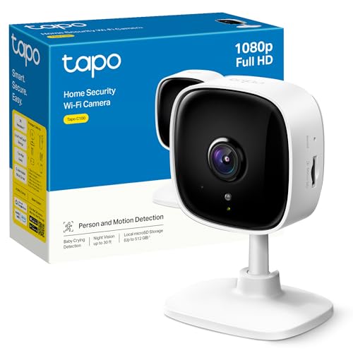 Tapo – Cámara de vigilancia Wi-Fi de Interior 1080P, para bebés y Mascotas, visión Nocturna, detecc
                                        ...