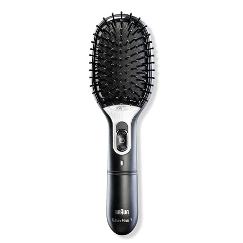Braun BR710 - Cepillo para el Cabello y Peine | Todos los Tipos de Pelo | Unisex | Negro y Verde