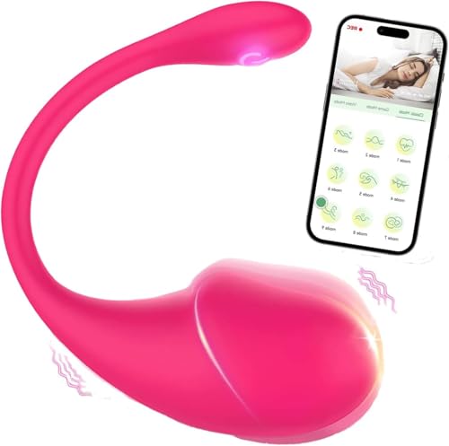 Vibradorador Mujer con 10 Modos de Vibración y Control por App/App Bluetooth - Juguetes Eróticos para Estimulación Clitoris y Punto G