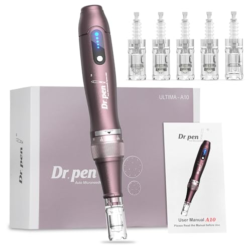 Dr.pen Ultima A10 Dermapen Profesional - Estimula el Colágeno para Combatir Arrugas y Crecimiento de Pelo