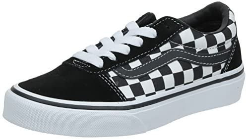 Vans Ward - Zapatillas Unisex niños, Black and True White, 27 EU