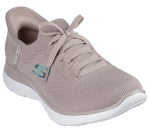Skechers Summits New Daily Slip-On para Mujer, marrón, 37 EU