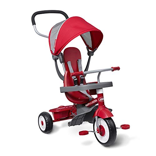 Radio Flyer Triciclo Stroll 'N 4 en 1 para niños de 9 meses a 5 años