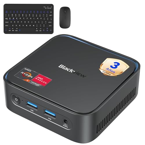 Blackview 2026 MP50 Mini PC - Ryzen 5 3500U, 16GB RAM, 512GB SSD, Win 11 Pro - Ideal para Trabajo y Gaming