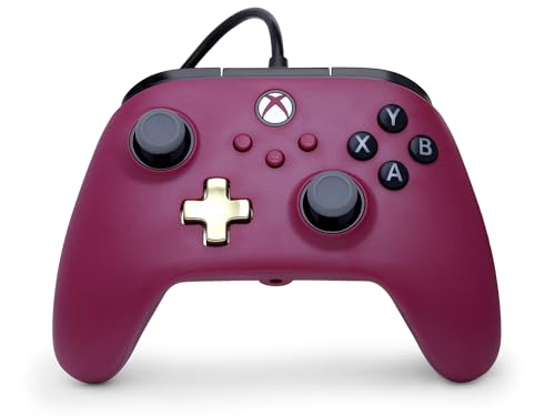 Mando con cable PowerA Advantage Plus para Xbox Series X|S - Rubí