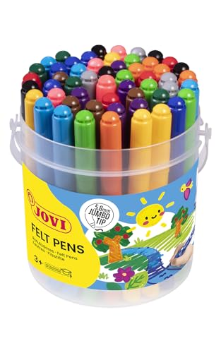 Jovi 1748 - Rotuladores Multicolor de 48 unidades - Ideal para artistas y estudiantes